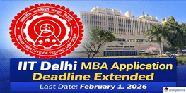 IIT Delhi MBA Application Deadline Extended to February 1